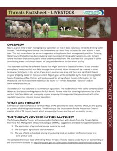 Fact Sheet Livestock